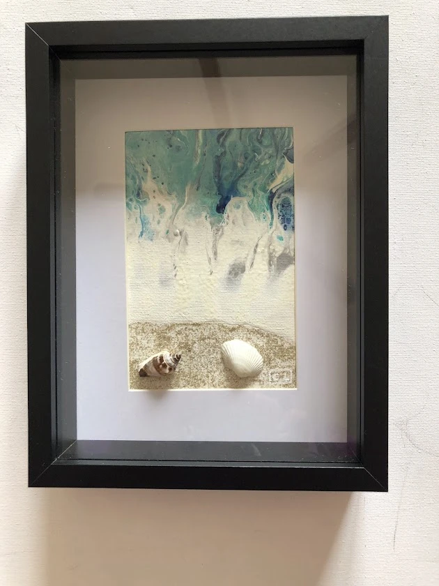 Tableau COQUILLAGES ET CRUSTACÉS n° 12 – 14 x 9 cm