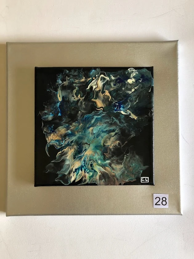 Tableau FUMÉE n° 28 – 20 x 20 cm